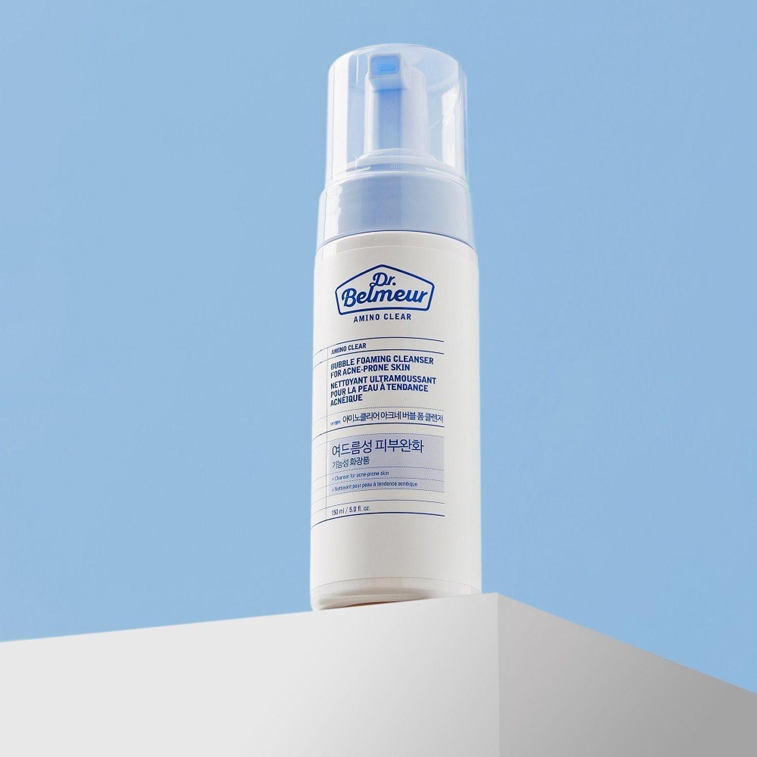 Amino Clear Bubble Foaming Cleanser For Acne-Prone Skin - Image 2