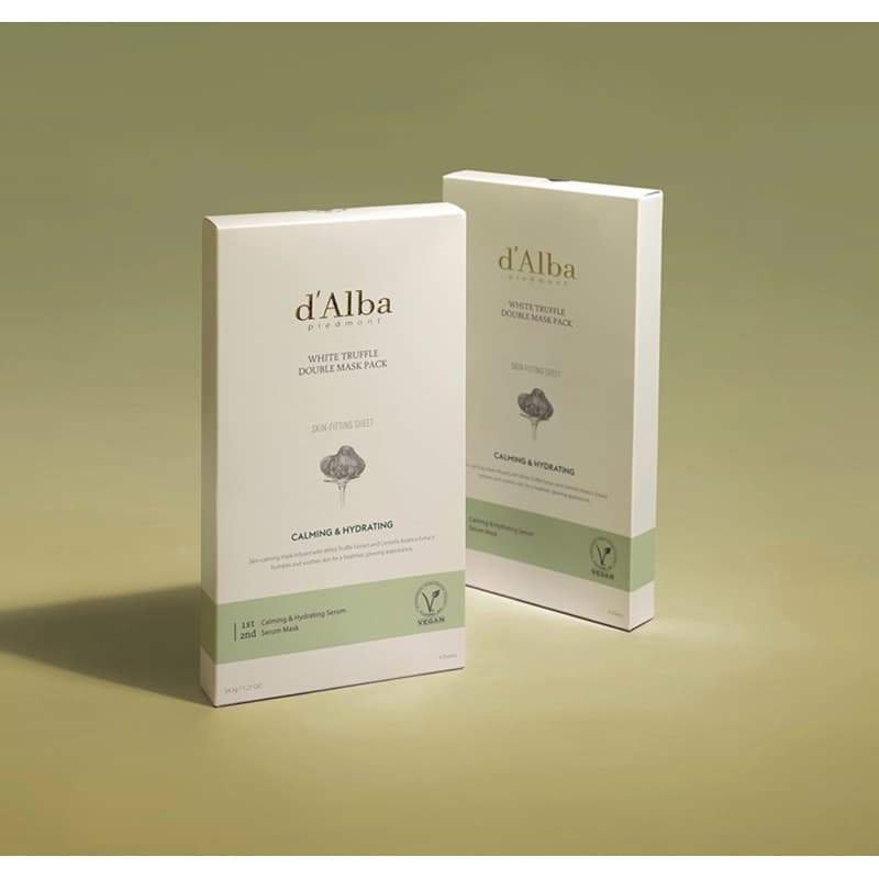 White Truffle Double Sheet Mask [Soothing/Moisturizing], 4ea - Image 2