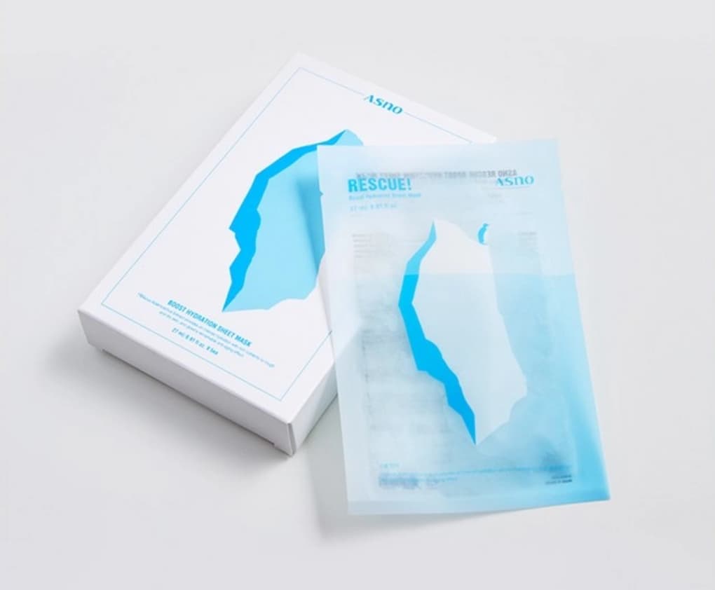 Rescue Boost Hydration Sheet Mask, 5eax3, 1pack - Image 3