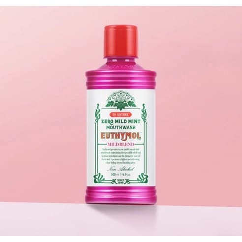 Alcohol-Free Mouthwash [Zero Mild Mint], 500ml - Image 3