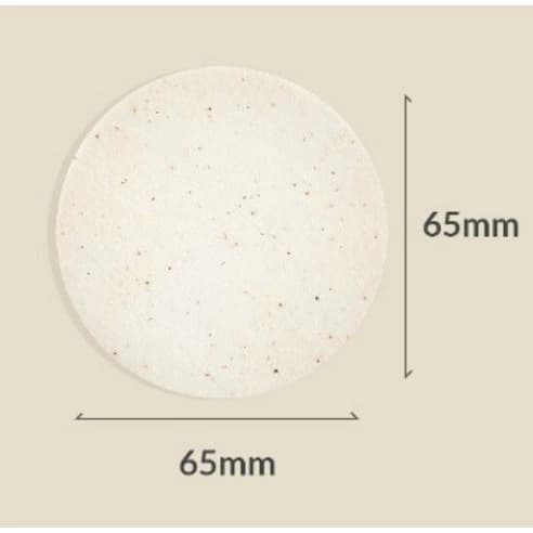 Unbleached Pure Cotton Pads, 60ea, 1pack - Image 10