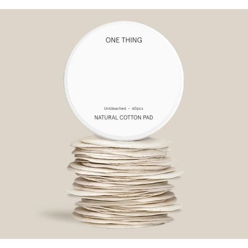 Unbleached Pure Cotton Pads, 60ea, 1pack - Image 7