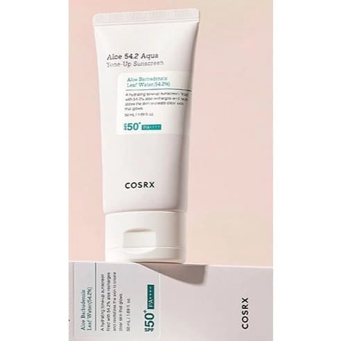 Aloe 54.2 Aqua Tone-Up Sunscreen [SPF50+/PA++++], 50ml - Image 3