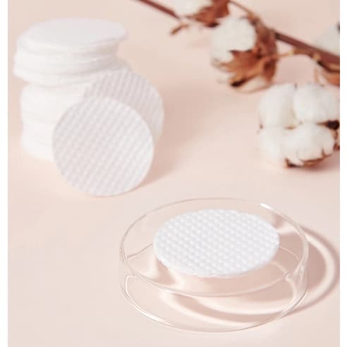 Soft Embossing Round Cotton Pad, 120eax2, 1pack - Image 4