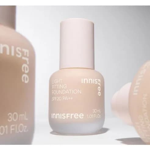 Light Fitting Foundation [SPF20/PA++], 30ml, 21 Vanilla, 1pack - Image 2
