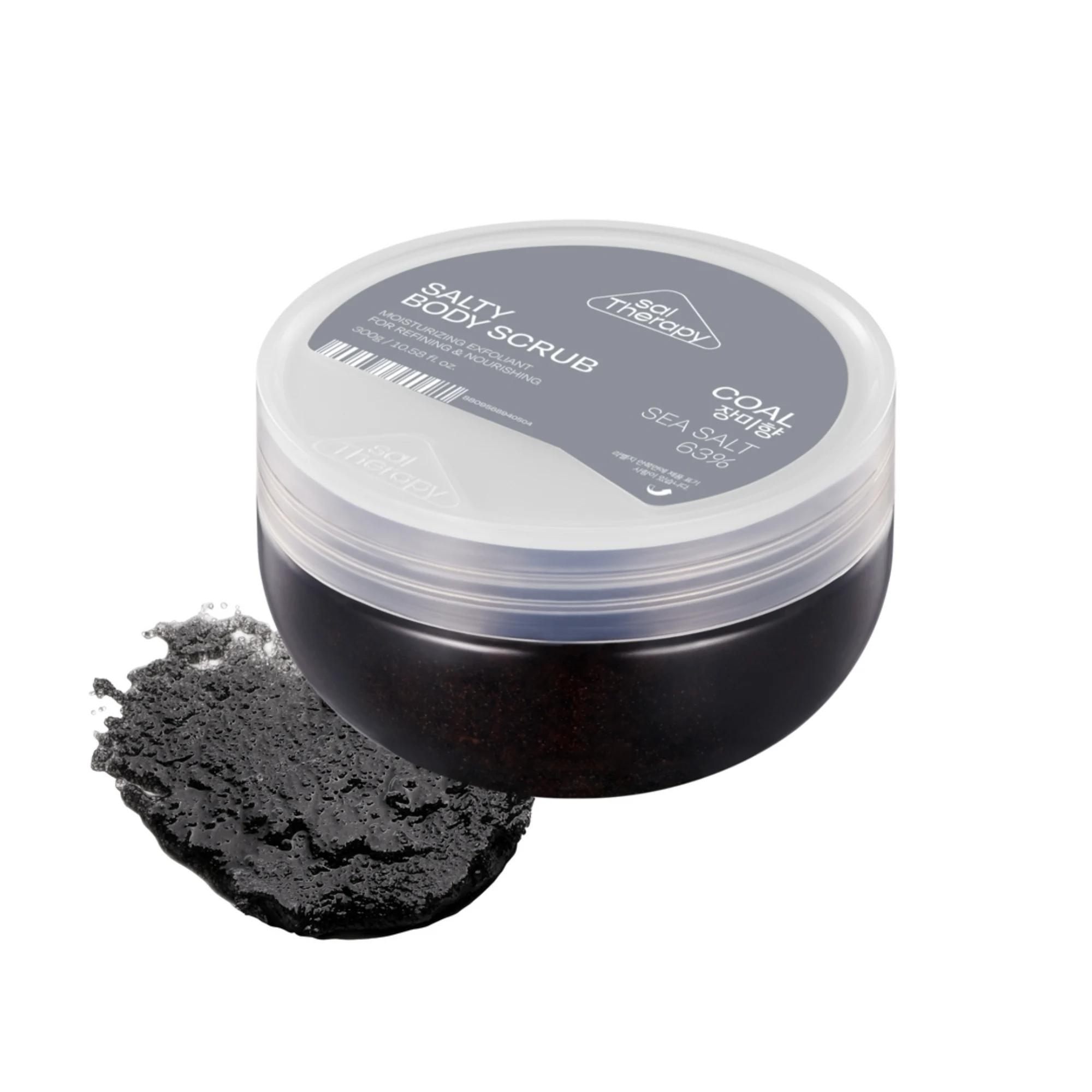 Salty Coal Body Scrub, 300g, 1pack - Image 2