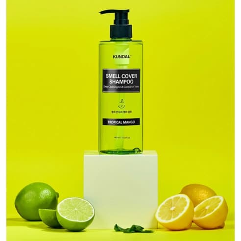 All Day Smell Cover Youth Shampoo [Tropical Mango], 400ml, 1pack - Image 2