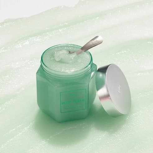 Perfumed Fruity Body Scrub Green Mohn Cotton, 500g, 1pack - Image 3