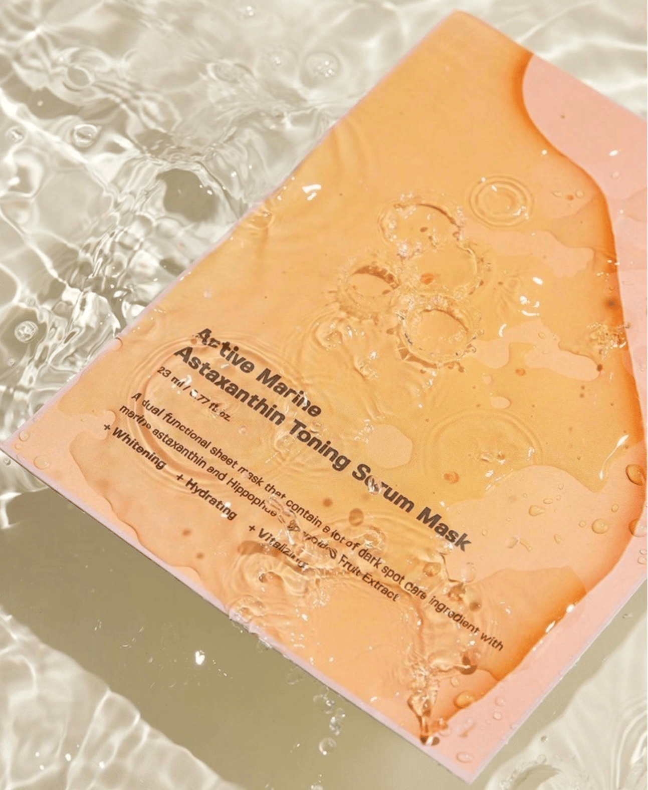 Marine Astaxanthin Sheet Mask, 10ea - Image 3