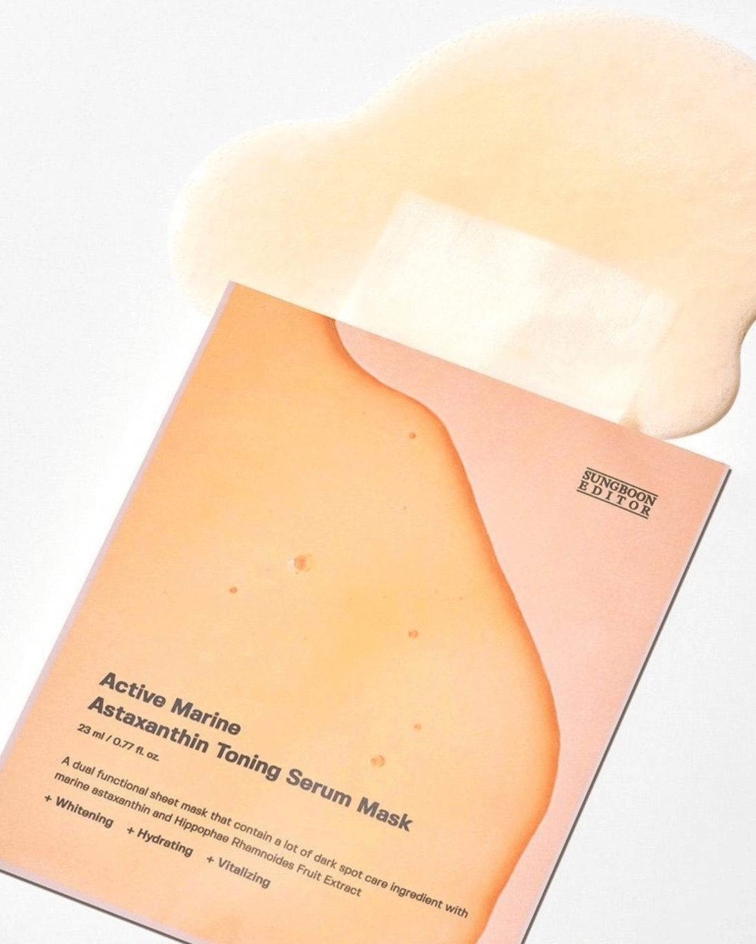 Marine Astaxanthin Sheet Mask, 10ea - Image 4