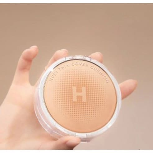 Nudy Thin Cover Cushion [SPF50+/PA+++], 12g, N01 Pure Cream, 1pack - Image 5