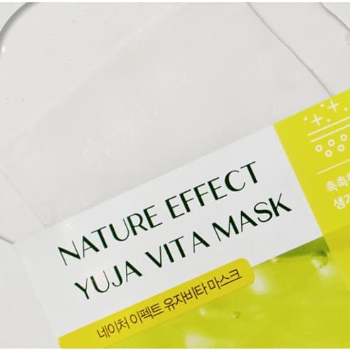 LEADERS Nature Effect Yuja Vita Mask, 10ea, 1pack - Image 2