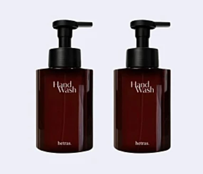 hetras Perfume Bubble Hand Wash [Hotel Wood], 515mlx2ea, 1pack - Image 3