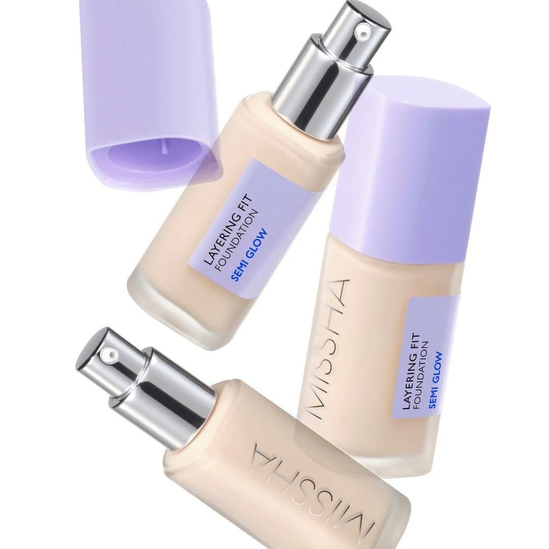 Layering Fit Foundation Semi Glow, 35ml, 21 Vanilla, 1pack - Image 3