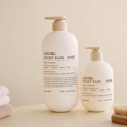 Aroma Body Wash [Amberwood], 510ml, 1pack - Image 5