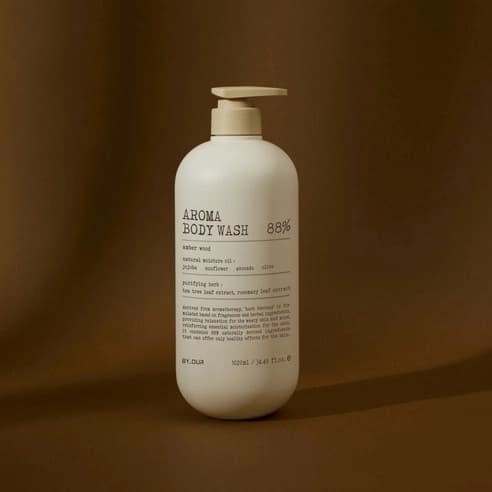 Aroma Body Wash [Amberwood], 510ml, 1pack - Image 7