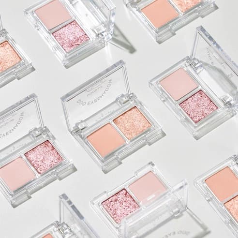 Mood Up Duo Eyeshadow, 1.4g, PK01 Mellow Pink, 1pack - Image 2