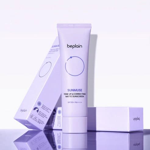 Sunmuse Tone-up & Correcting Matte Sun Cream [SPF50+/PA++++], 50ml, 1pack - Image 3
