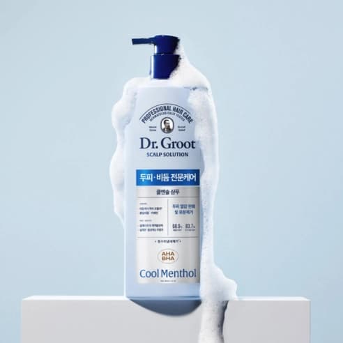 Scalp Solution Cool Menthol Shampoo, 700ml, 1pack - Image 2