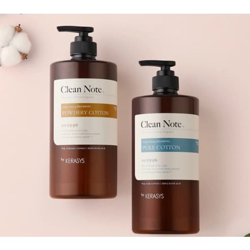 Clean Note New Powdery Cotton Shampoo, 1,000ml, 1pack - Image 4