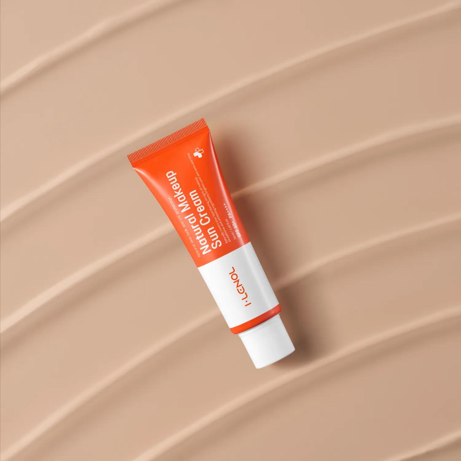 Natural Makeup Sun Cream [SPF50+/PA++++], 50g, 1.0, 1pack - Image 2