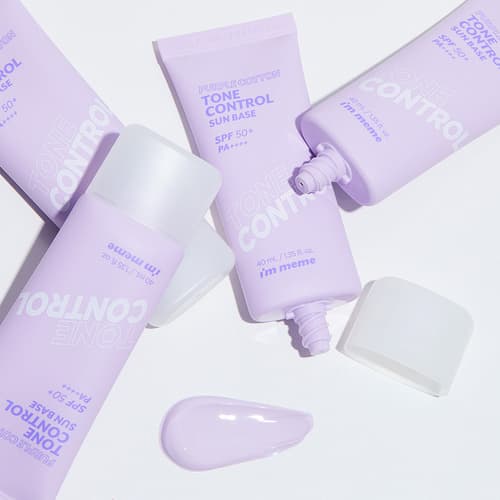 Purple Cotton Tone Control Sun Base [SPF50+/PA++++], 40ml, 1pack - Image 3