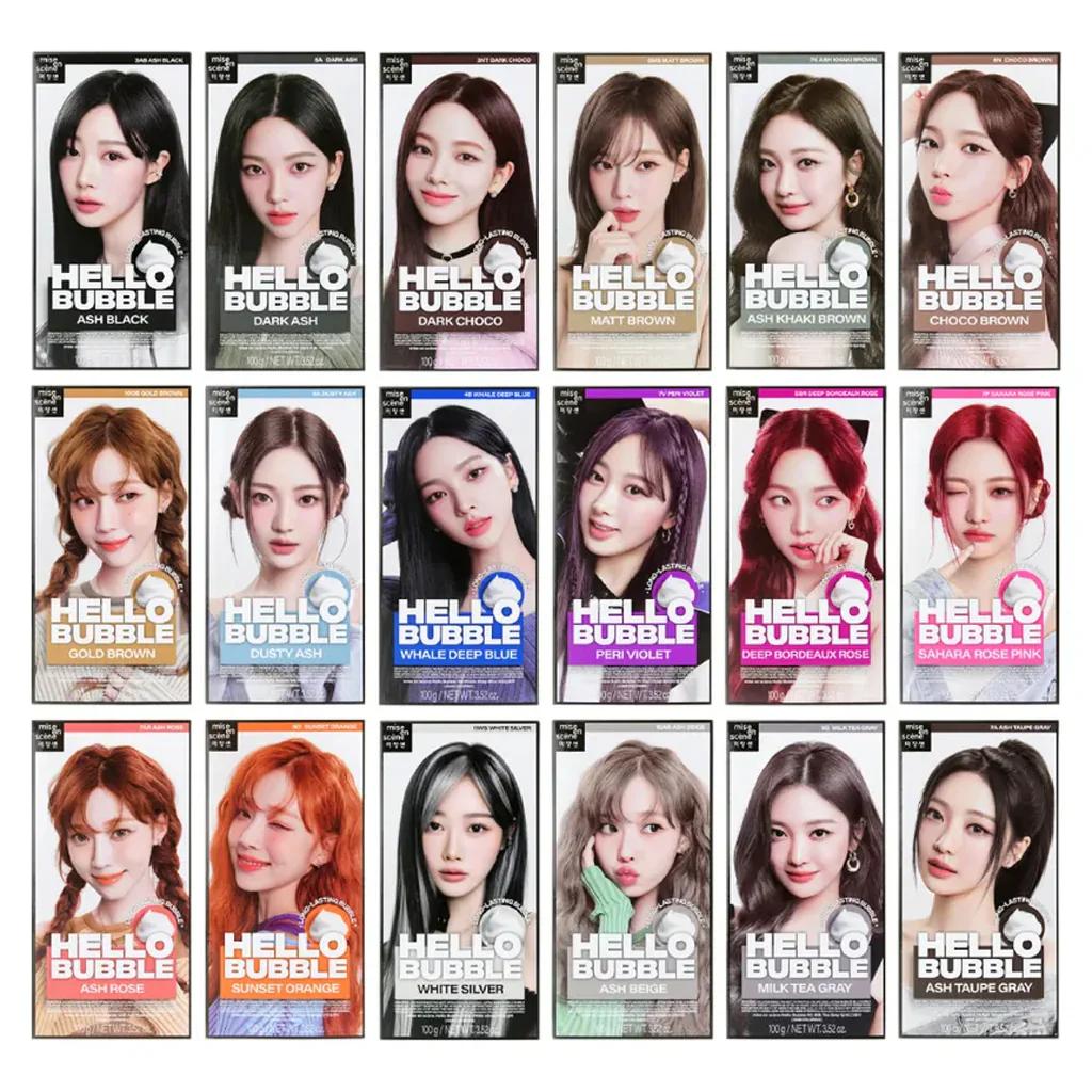 Miseenscène New Hello Bubble, 100g, 6N Choco Brown, 1pack - Image 2