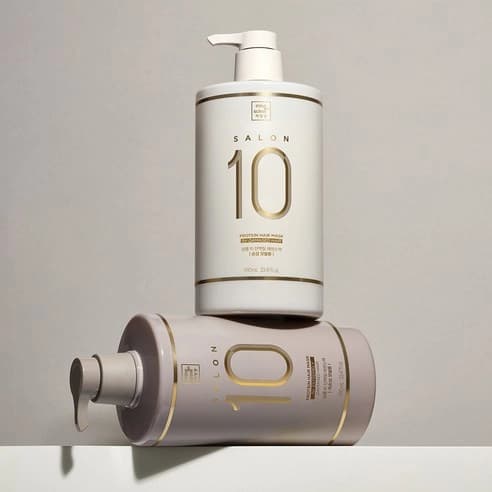 Salon 10 Protein Hair Mask (for Damaged Hair), 990ml, 1pack - Image 3