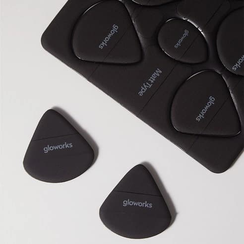 Tearaway Palette Puff [Matte Black], Black, 8ea - Image 2
