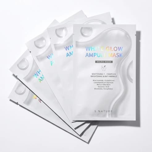 White Glow Ampoule Mask, 5ea, 1pack - Image 2