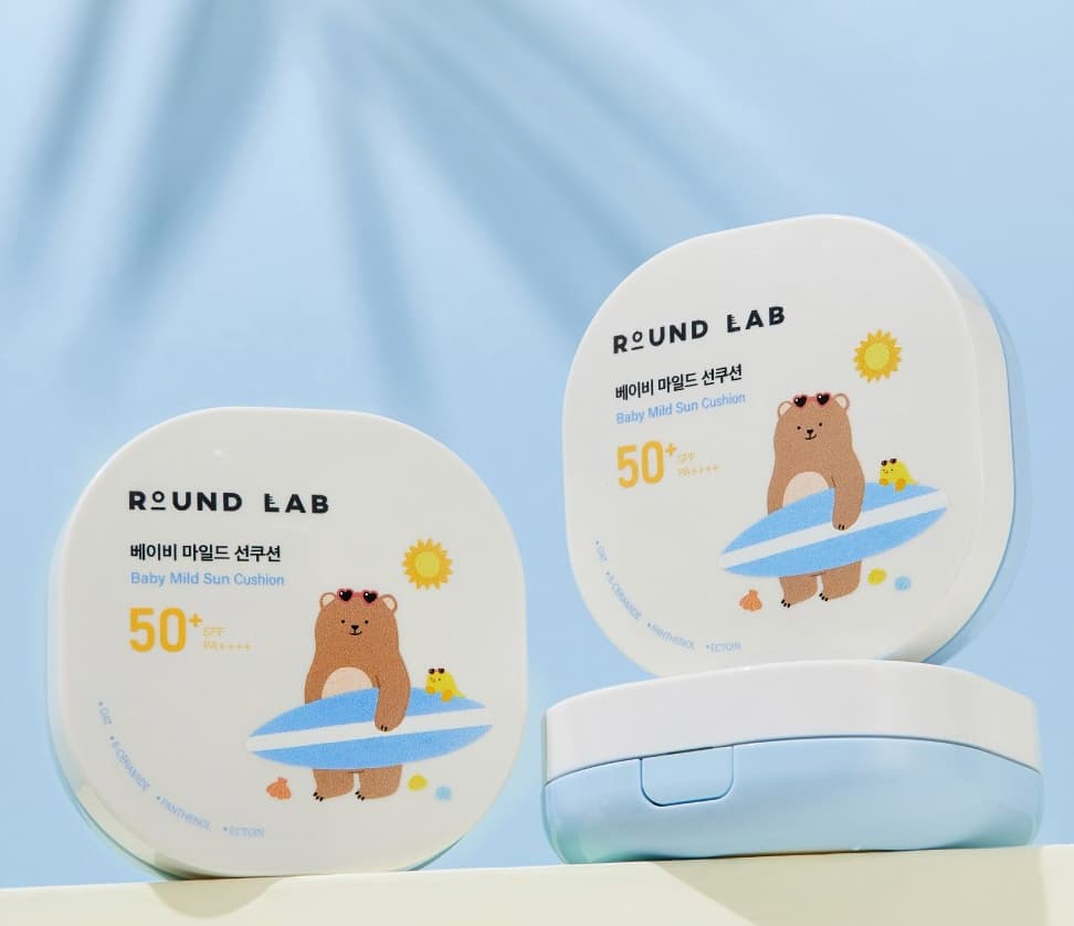 ROUND LAB Baby Mild Sun Cushion [SPF50+/PA++++], 16g - Image 2