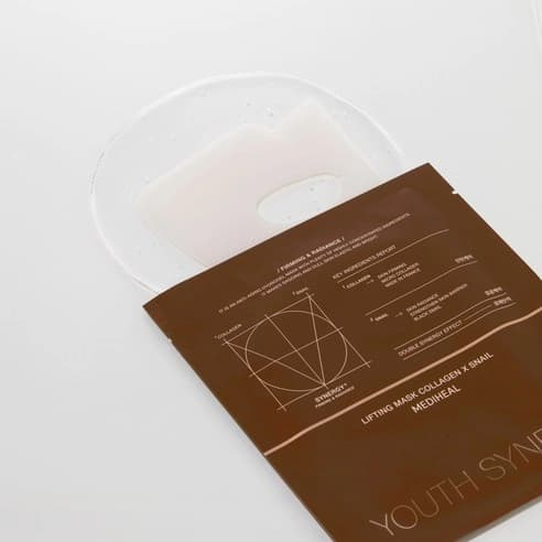 Youth Synergy Lifting Mask Collagen Snail, 5ea, 1pack - Image 3