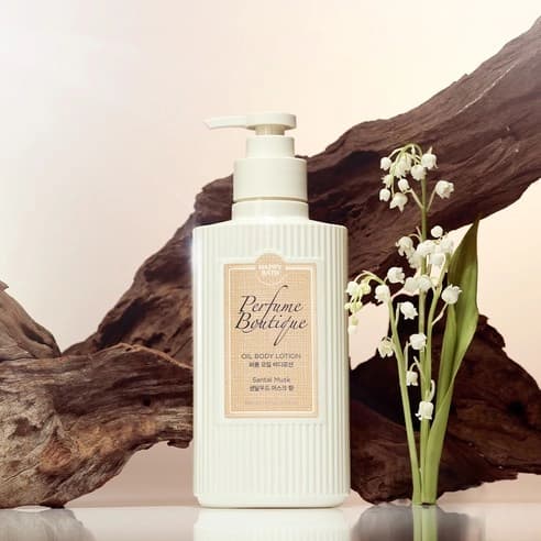 Perfume Boutique Oil Body Lotion [Santal Musk], 350g, 1pack - Image 4
