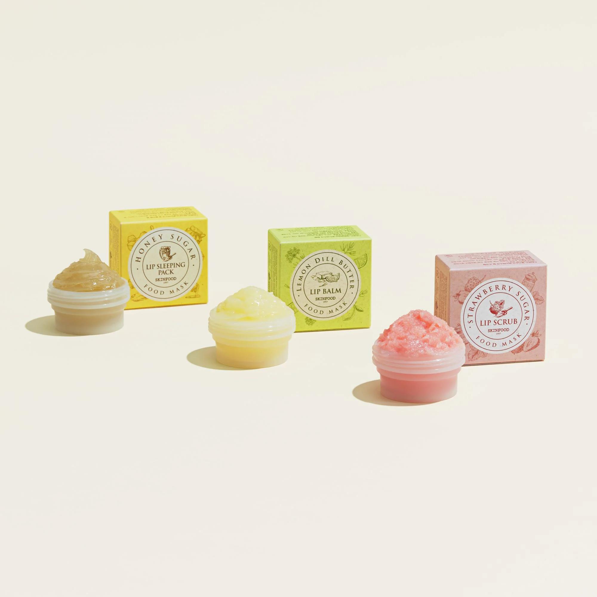 Strawberry Sugar Food Mask Lip Scrub, 21g, 1pack - Image 2