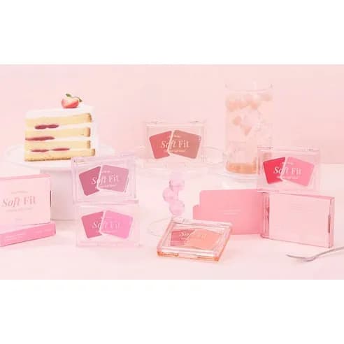 Soft Fitting Cream Blusher, 02 Peach Like, 1pack, 3g - Image 2