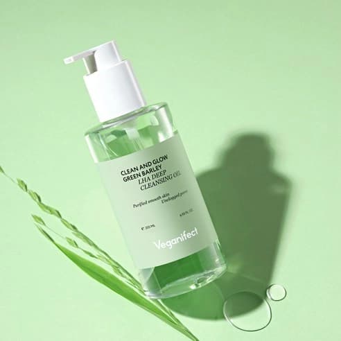 Clean & Glow Green Barley LHA Deep Cleansing Oil, 205ml - Image 4