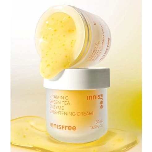 INNISFREE Vitamin C Green Tea Enzyme Brightening Cream, 50ml - Image 8