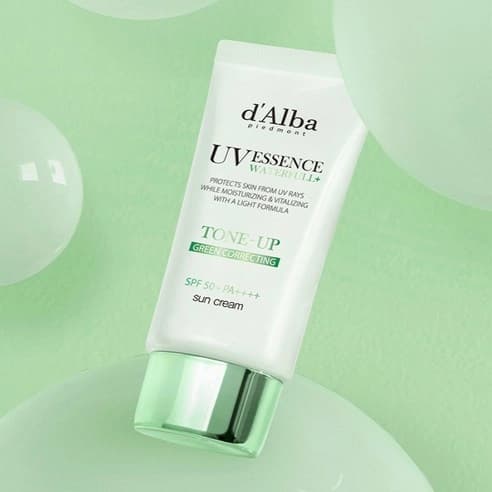 UV Essence Waterfull Tone-Up Green Correcting Sun Cream SPF 50+ PA++++, 50ml - Image 2