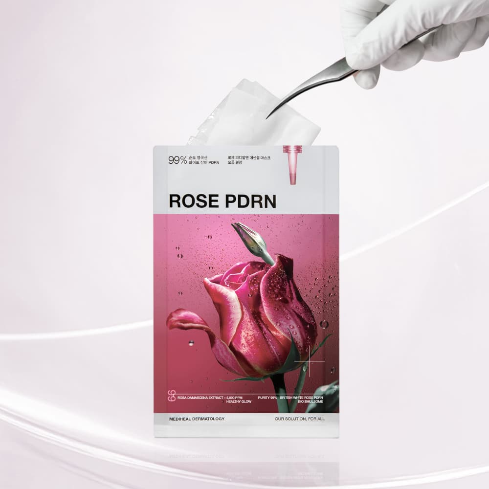 British White Rose PDRN Essential Mask Sheet Bio Emulsome, 10ea - Image 3