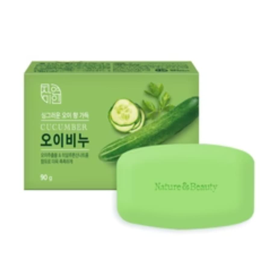 Natural Beauty Soap Cucumber, 90g, 8ea, 1pack - Image 2