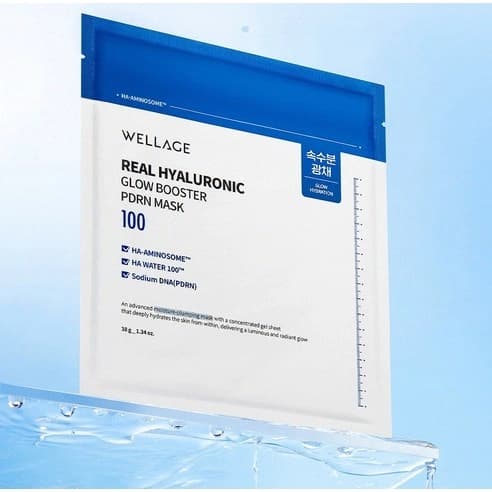 Real Hyaluronic Glow Booster PDRN Mask, 5ea - Image 3