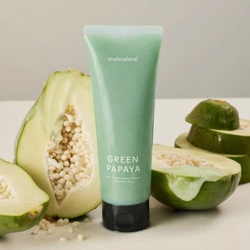Green Papaya Body and Face Peeling Cleanser, 150ml, 1pack - Image 5