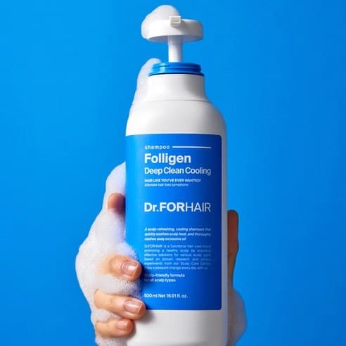 Folligen Deep Clean Cooling Shampoo, 500ml - Image 3