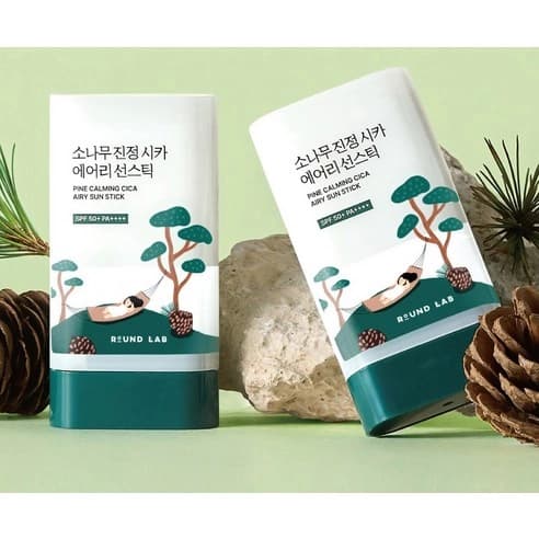 Round Lab Pine Calming Cica Airy Sun Stick, 19g - Image 7