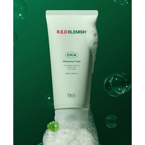 R.E.D Blemish Cica Cleansing Foam, 120ml, 1pack - Image 2