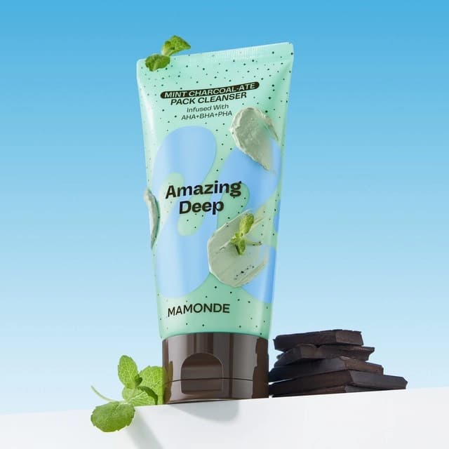 Amazing Deep Mint Charcoal-ate Pack Cleanser, 135g, 1pack - Image 2