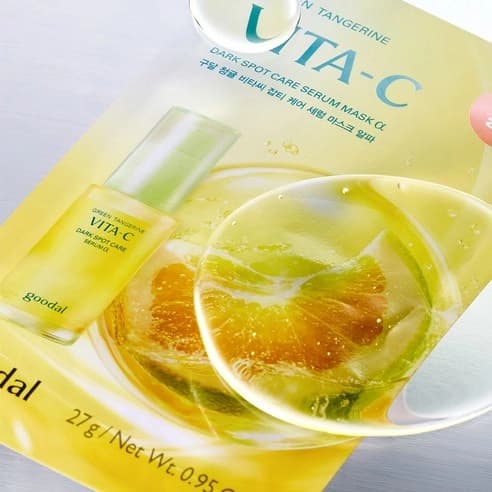 Citrus Vitamin C Blemish Care Serum Mask Alpha, 5eax3, 1pack - Image 2