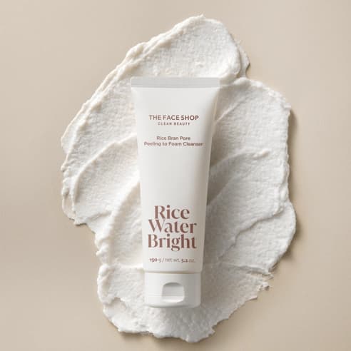 Rice Water Bright Rice Bran Pore Peeling to Foam Cleanser, 150g, 1pack - Image 5