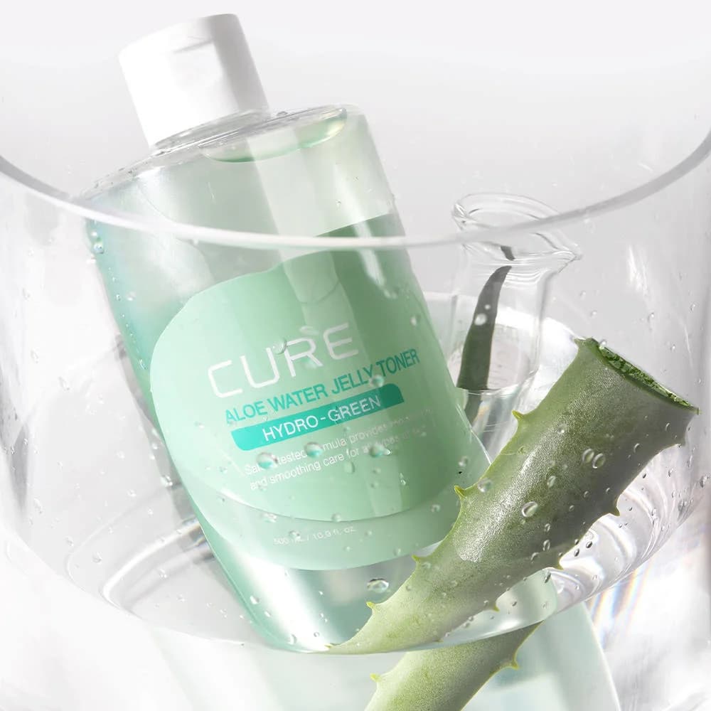 Cure Re-Aloe Water Jelly Toner, 500ml, 1pack - Image 2