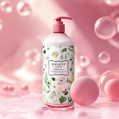 Vita Collagen Perfume Body Lotion [Wedding Bouquet], 750ml, 1pack - Image 2